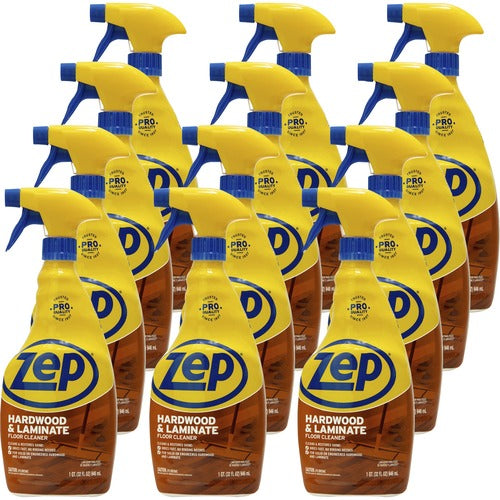 Zep Commercial  Floor Cleaner, f/ Hardwood/Laminate, Spray, 32 oz., 12/CT