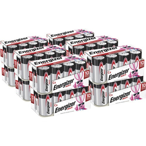 Eveready Battery Co Inc  Energizer Alkaline Battery, "C" Size, 8/PK, 12PK/CT, SR-EVEE93FP8CT