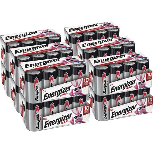 Eveready Battery Co Inc  Energizer Alkaline Battery, "D" Size, 96/CT-EVEE95FP8CT