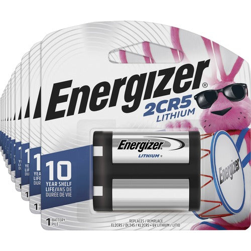 Eveready Battery Co Inc  Lithium Photo Battery, 6 Volt, 1/PK, 6PK/BX, 4BX/CT-EVEEL2CR5BPCT