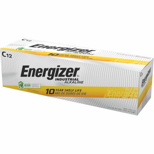 Eveready Battery Co Inc  Energizer Industrial Alkaline Battery, C, 72/CT-EVEEN93CT
