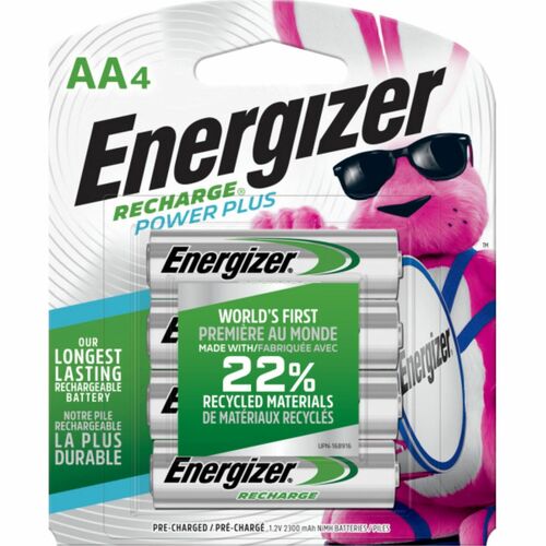 Eveready Battery Co Inc  Rechargeable AA Batteries, NiMH, 96/CT, MI-EVENH15BP4CT