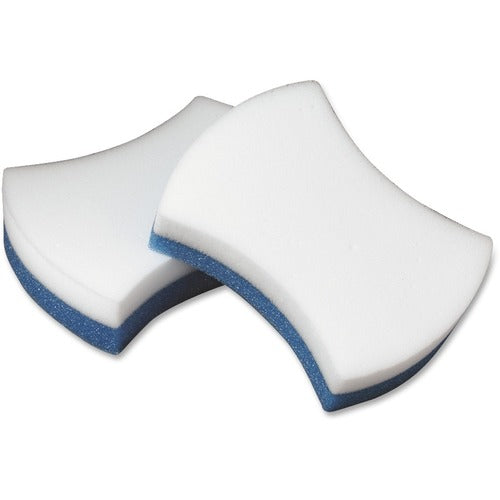 3M  Easy Erasing Pads, 2-8/10"x4-1/2"x1-1/4", 12/CT, White/Blue