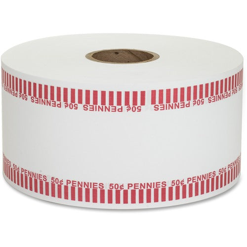 PAP-R Products  Automatic Coin Rolls, Pennies, 1900/RL, Red