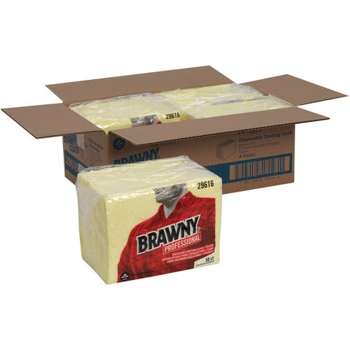 Georgia-Pacific  Dusting Cloths,Rayon Material,17"x24",50/PK,4PK/CT,Yellow-GPC29616CT