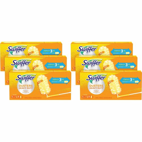 Procter & Gamble Commercial  Handle Extender Kit, f/Swiffer Duster, 6KT/CT, Yellow