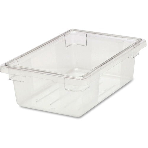 Rubbermaid Commercial Products  Food/Tote Boxes, 18"x12"x6", 3.5 Gallon Cap, 6/CT, Clear