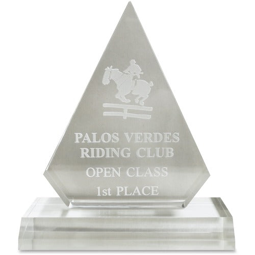 Shachihata Inc  Pinnacle Acrylic Award, 4"x5-3/4", Ast