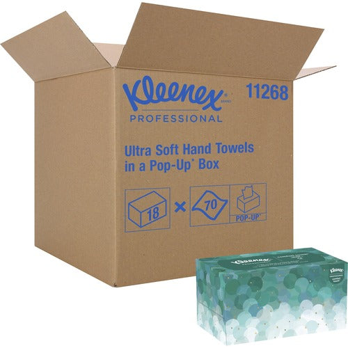 Kimberly-Clark Professional  Soft Towels Disp, w/Pop-up Box, 9"x10-1/2", 18BX/CT, WE