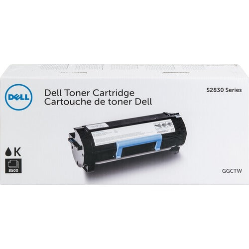 Dell Computer  Toner Cartridge, f/ S2830, 8500 Page High Yield, BK-DLLGGCTW