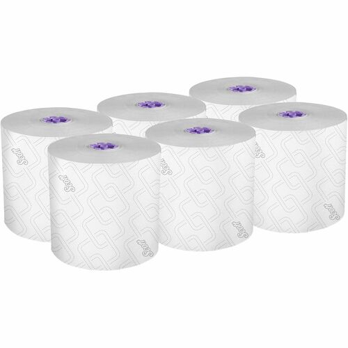 Kimberly-Clark Professional  Hard Roll Towels, Hi-Capacity, 8"x950'L, 6RL/CT, WE