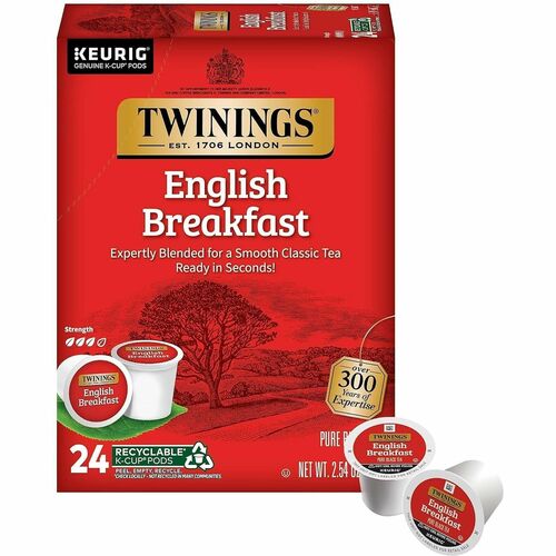 Twinings  Tea,English Breakfast,Black,K-Cup,24/BX