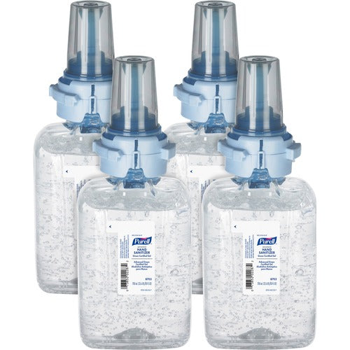 Gojo  Instant Hand Sanitizer Refill, f/PURELL ADX, 700mL, 4/CT, CL-GOJ870304CT
