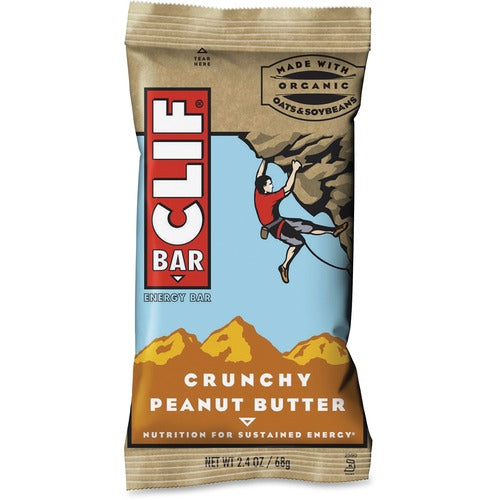 Clif Bar & Company  Energy Bar, Crunchy Peanut Butter, 2.4oz., 12/BX, Multi