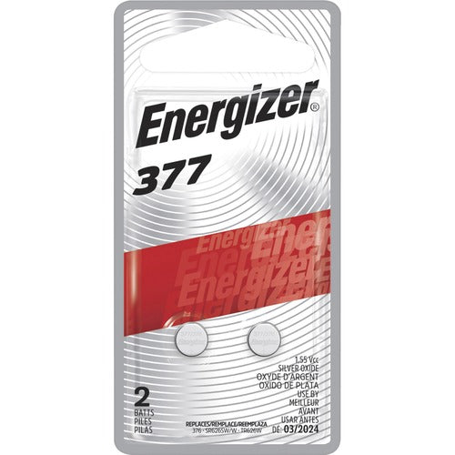 Eveready Battery Co Inc  Miniature Batteries, 377 Cell Size, 1.55Volt, 2/PK, SR-EVE377BPZ2