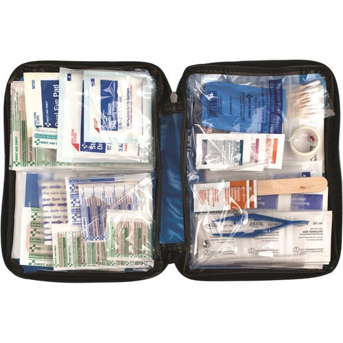 First Aid Only, Inc  First Aid Kit, 138 Pc, Fabric, Blue-FAO428