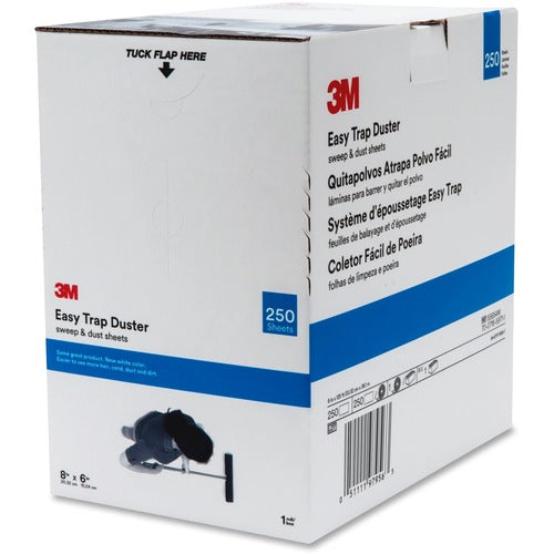 3M  Easy Trap Duster, 8"x6", 250 Sheets/RL, 1RL/CT, White