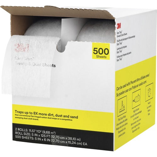 3M  Easy Trap Duster, 5"x6", 250 Sheets/RL, 2RL/CT, White