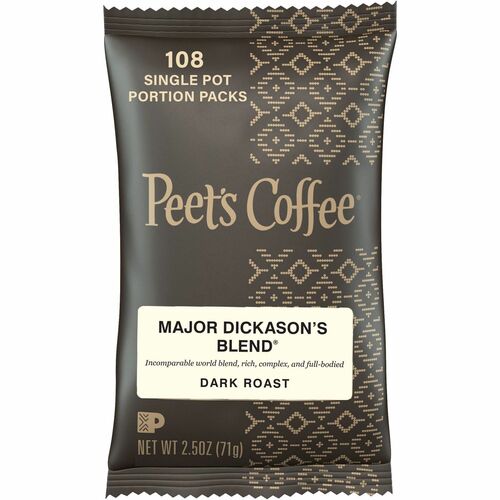 Peet's Coffee & Tea  Peets Major Dickasons Blend Coffee, 2.5oz., 18/BX, BN
