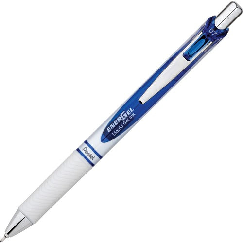Pentel  Retractable Pen, EnerGel, 0.7mm Point, Blue