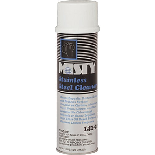 Amrep,Inc.  Stainless Steel Cleaner, Lemon Fragrance, 15oz, BK/SR
