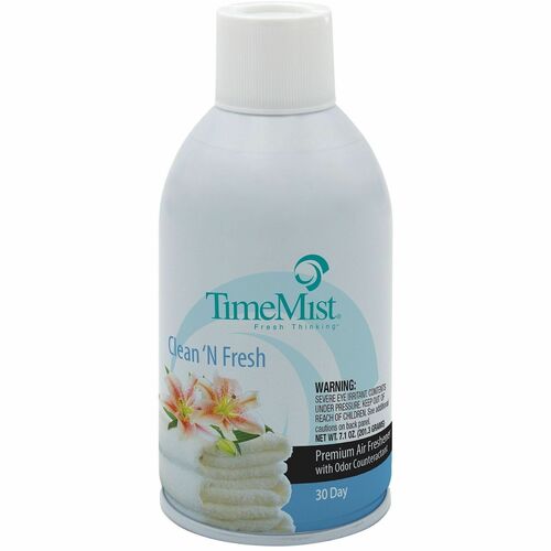 Amrep, Inc  Fragrance Refill, f/Metered Dispenser, 6.6oz, Clean/Fresh