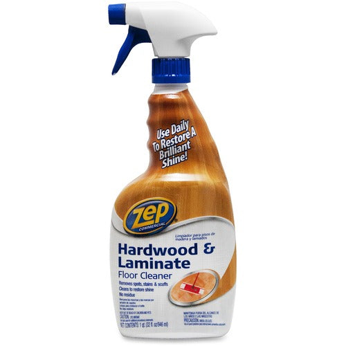 Zep Commercial  Floor Cleaner, f/ Hardwood/Laminate, Spray, 32 oz.