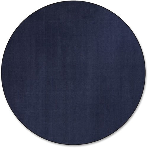 Flagship Carpets, Inc.  Rug, Solid Color, 6' Round, Navy-FCIAS27NY