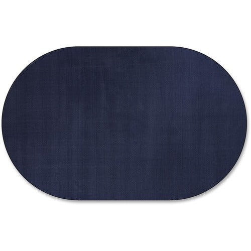 Flagship Carpets, Inc.  Rug, Oval, Solid Color, 7'6"x12", Navy-FCIAS45NY