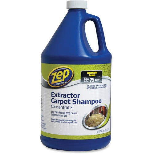 Zep Commercial  Carpet Shampoo, Concentrate, 1 Gallon, Blue