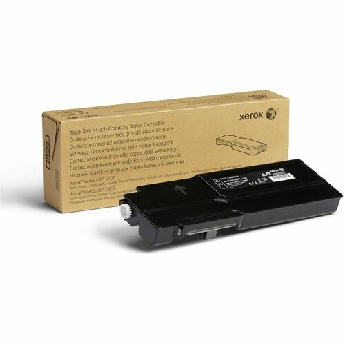 Xerox  Toner Cartridge, f/VL C400, 10500 Page Extra High Cap., BK