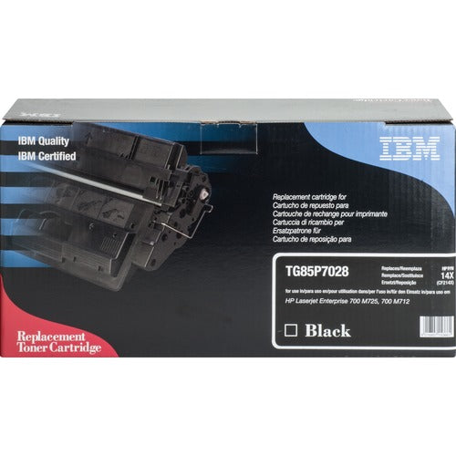 IBM  Toner Cartridge, f/CF214X, 17500 Page Yield, Black