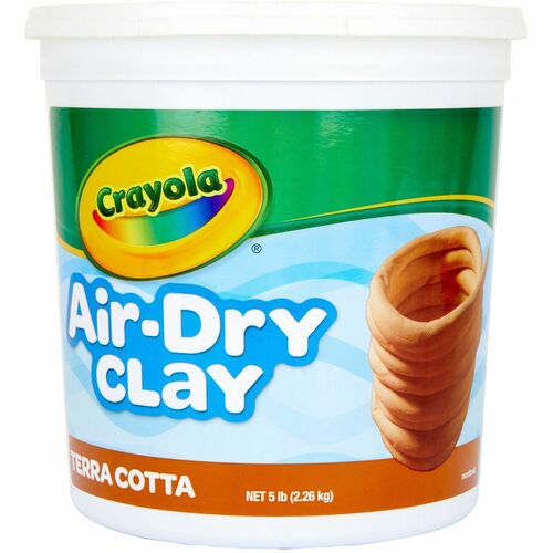 Crayola  Air Dry Clay, 5lb, Terra Cotta
