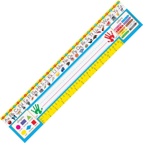 Trend Enterprises  PreK-1 Zaner-Bloser, Nameplates, 3-3/4"x18", 36/PK, MI