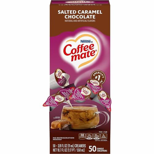 Nestle USA  Coffee-Mate Salted Caramel Chocolate Liq Creamer, 50/BX