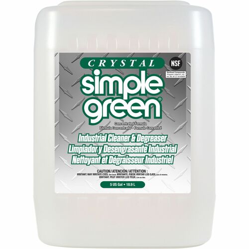 Simple Green  Industrial Cleaner/Degreaser, 5Gal, Clear