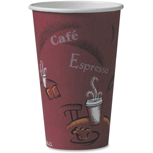 Solo Cup Company  Hot Cups, Paper, Poly Lined Inside, 16oz, 20PK/CT, MI