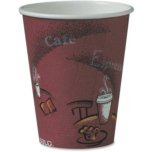 Solo Cup Company  Hot Cups, Paper, Poly Lined Inside, 8oz, 20/CT, MI