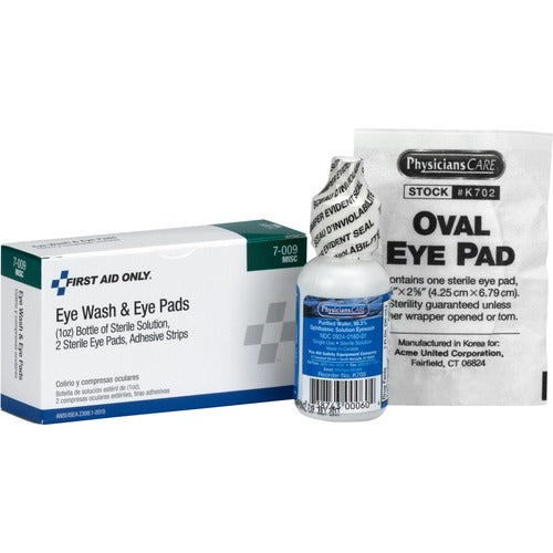 First Aid Only, Inc  Eye Wash 5-Piece Set, 1oz., White-FAO7009