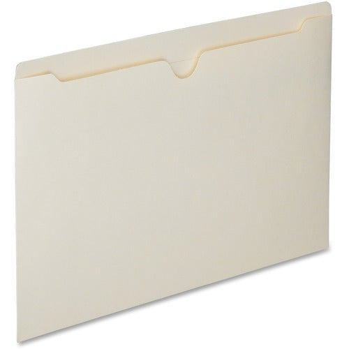 SKILCRAFT  File Jackets, 1/2" Cut, Lgl, 100/BX, Manila