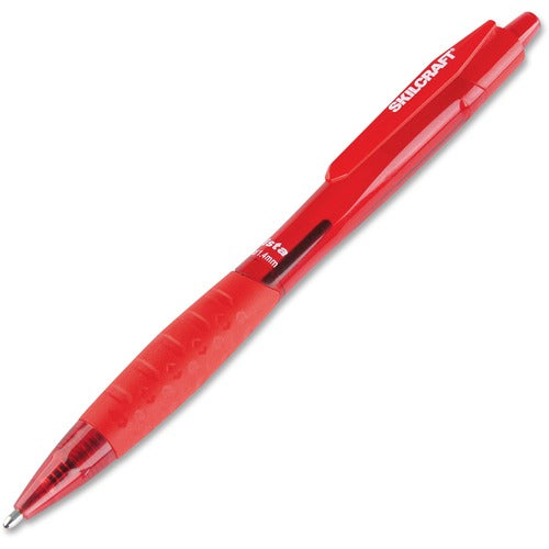 SKILCRAFT  Ballpoint Pen, Refillable, 1.4mm, 1 Dozen, RD
