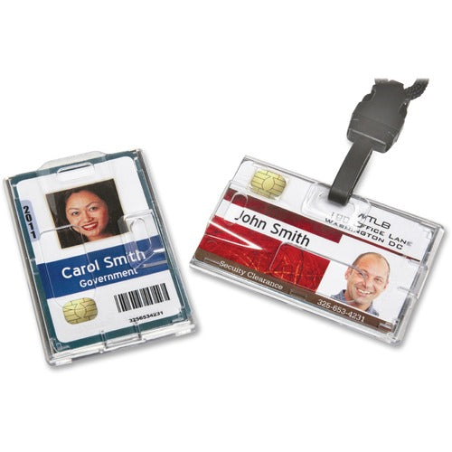 SKILCRAFT  Smart Card Holder,Anti-Scan,Vertical&Horizontal,250/BX, Clear