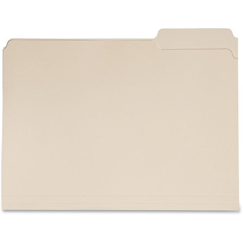 SKILCRAFT  File Folders, 11pt, 1/3 Cut, Ltr, 100/BX, Manila