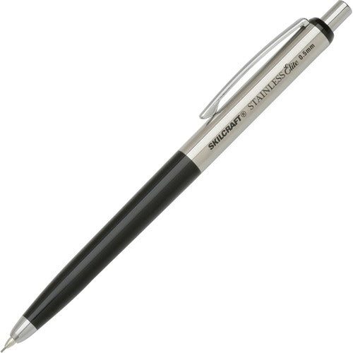 SKILCRAFT  Mechanical Pencil, 0.5mm, 3/PK, Black