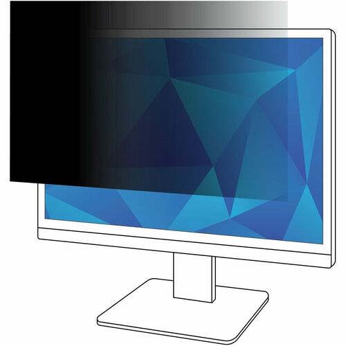 3M  Privacy Filter, For Widescreen LCD Monitor 24", Black