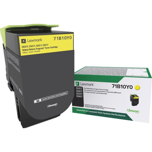 Lexmark  Toner Cartridge, Ret Prog, f/ CS/X317, 2300 Page Yield, YW