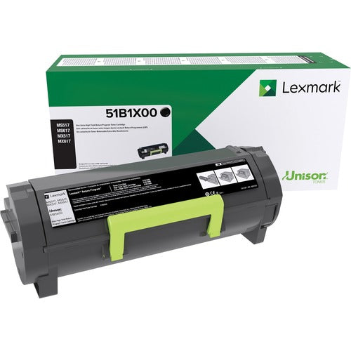 Lexmark  Toner Cartridge, Ret Prog, f/ MS/MX517, 20000 Page Yield, BK