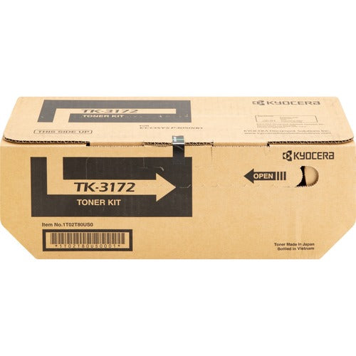 Kyocera  Toner Cartridge, f/ P3050dn, 15500 Page Yield, BK