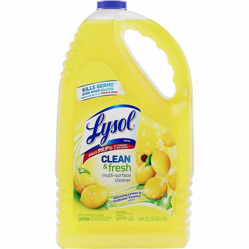 Reckitt Benckiser  Cleaner, Multisurface, Lemon/Sunflower, 144 fl oz, Yellow