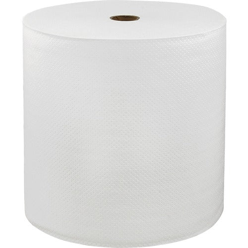 Solaris Paper, Inc.  Roll Towel, Hardwound, 1-Ply, 7"Wx800'L, 6/CT, White